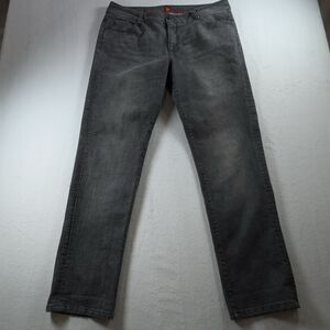 Ooh La La Jeans Women's Straight Leg Hustle Size 16 Color Gray Denim